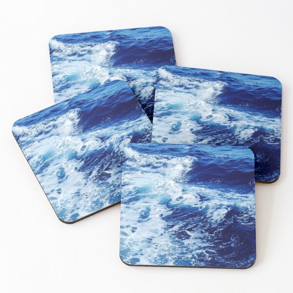 Item preview, Blue ocean waves designed and sold by rose23311.