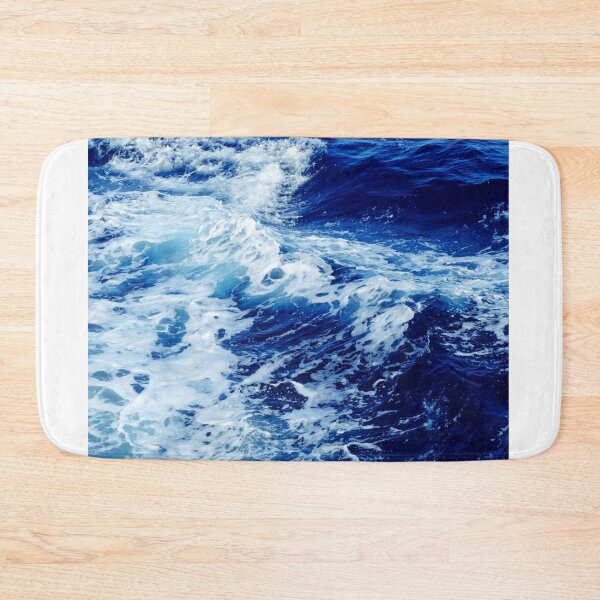 Item preview, Blue ocean waves designed and sold by rose23311.