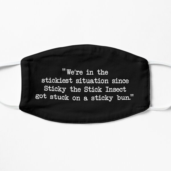 Blackadder Stickey the stick insect quote Mask