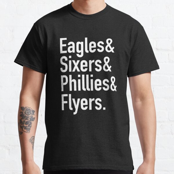 Philadelphia Sports Teams Kids T-Shirt: Phillies Eagles 76ers Flyers -  WRDMRK