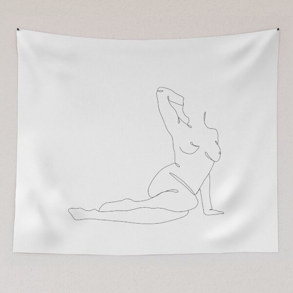 Item preview, Life drawing illustration - Bella designed and sold by TheColourStudy.