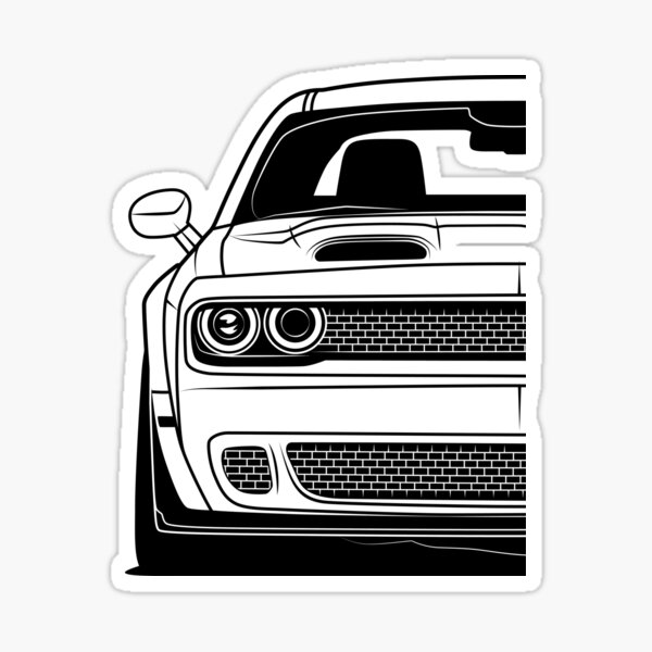 Hellcat Redeye Stickers | Redbubble