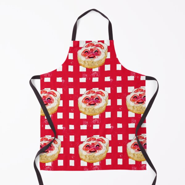 Item preview, Nom the scone - Devon cream tea smile designed and sold by Louisa Currier.