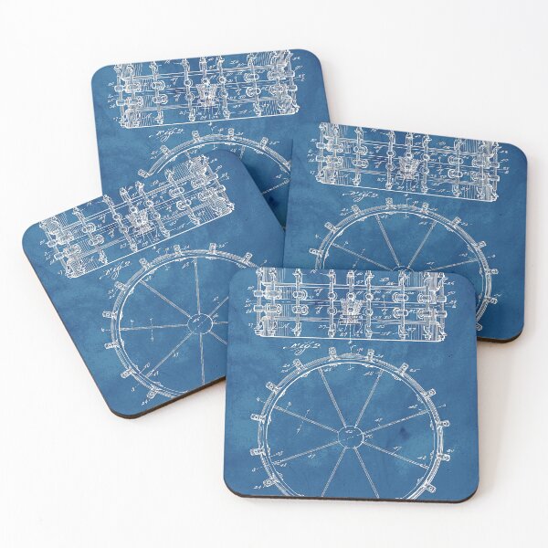 Item preview, Blueprint Drum Patent designed and sold by JoolyA.