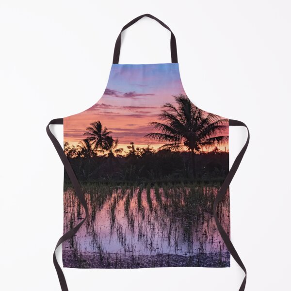 Item preview, Tropical rice field sunset in Bali designed and sold by baligaia.
