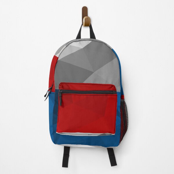 Item preview, Low Poly Luxembourg Flag - Geometric Tricolor Design designed and sold by OrangePoly.