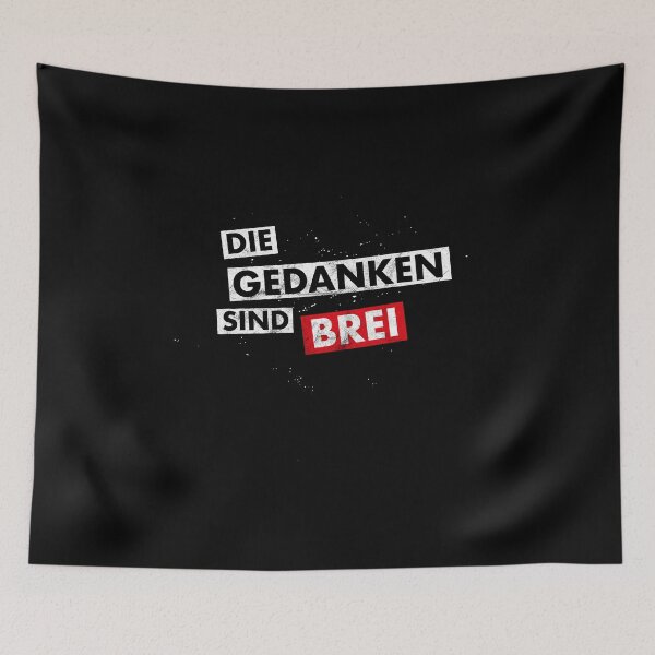 Item preview, Die Gedanken Sind Brei MDMA Teile Rave Druff Koks Pepp Keta design designed and sold by A-Fashion.