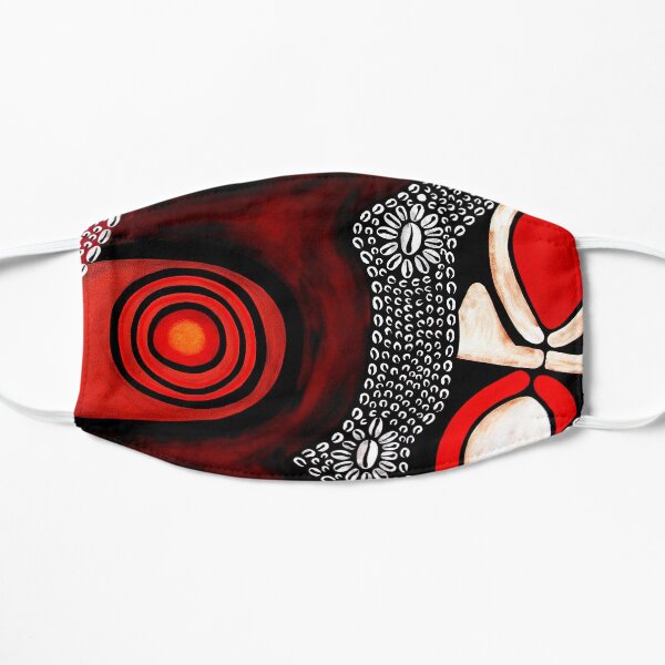 #396B - Segments Of Life II - Artist Nathalie Le Riche Flat Mask