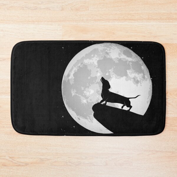 Item preview, Dachshund Moon Howling Dackel designed and sold by eidrood.