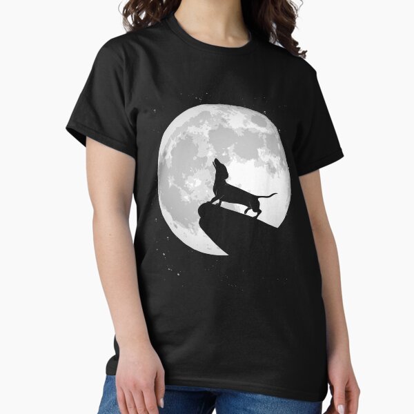 Item preview, Dachshund Moon Howling Dackel designed and sold by eidrood.