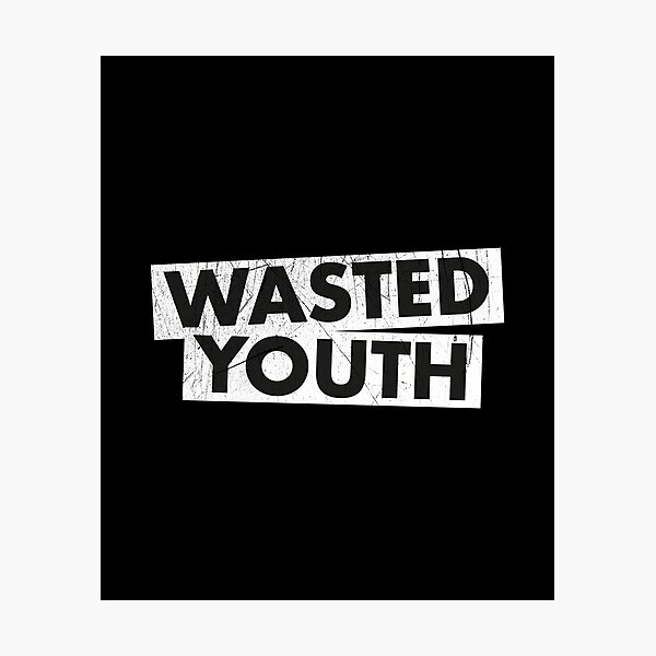 wasted youth × thisisneverthat poster Vintage Punk LA's Wasted Youth 11x17 80's Show Poster