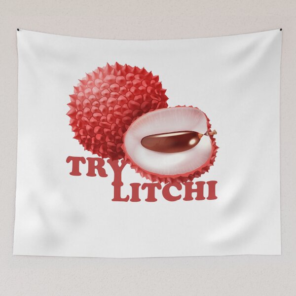 Item preview, LYCHEE or LITCHI ! EAT LYCHEE, CUTE GIFT FOR RARELY FRUIT LOVERS designed and sold by TheAwesomeMiro.
