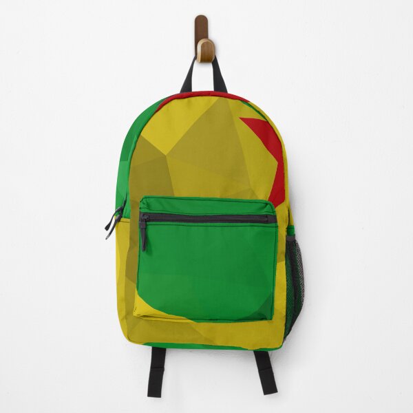 Item preview, Low Poly French Guiana Flag - Geometric National Symbol Design designed and sold by OrangePoly.