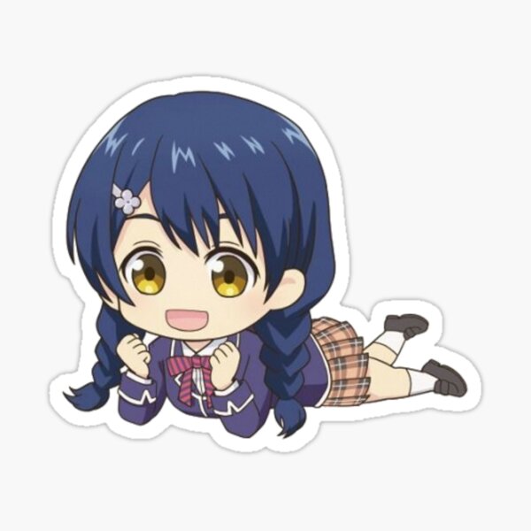 Megumi Chibi (Food Wars) Sticker by AnimeWorldz.