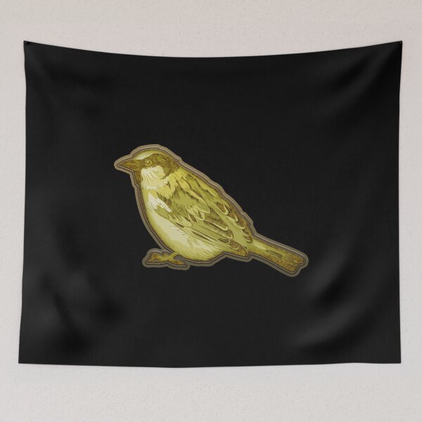 Item preview, Golden Sparrow Bird Garden Britain UK British Cool designed and sold by IBMClothing.
