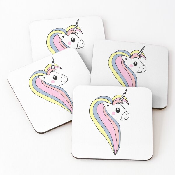 Item preview, Cute Colorful Pink Unicorn Head with Pretty Mane designed and sold by OneLook.