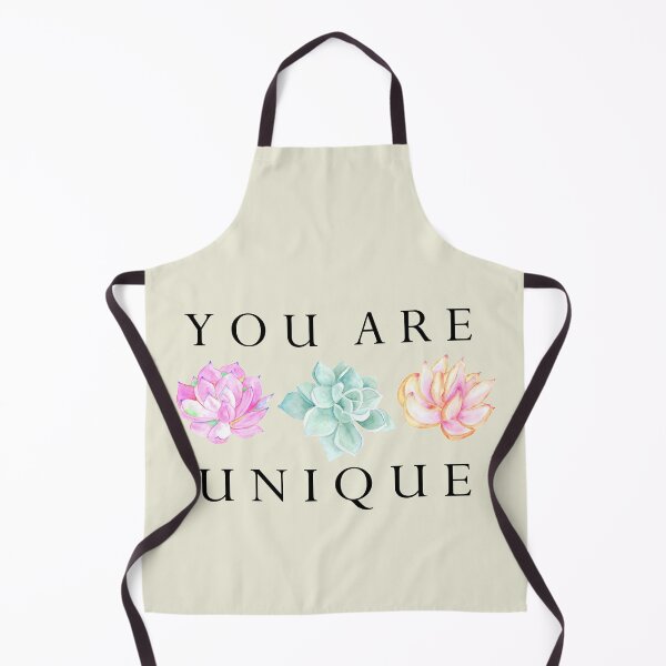 Item preview, You Are Unique, floral quote designed and sold by latiendadearyam.