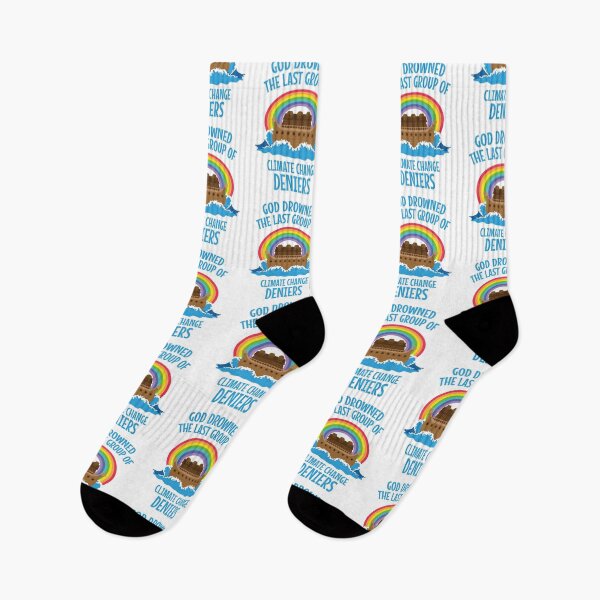 Item preview, God Drowned The Last Group of Climate Change Deniers  designed and sold by The Junto Shop.