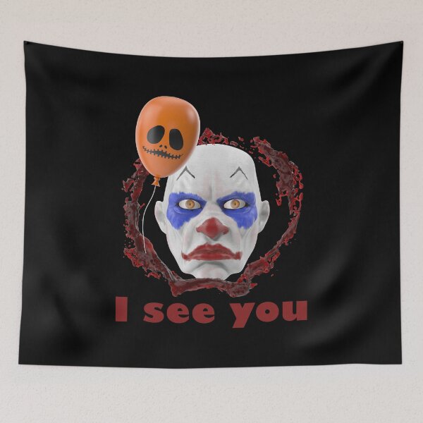 Item preview, I See You - Horror Clown designed and sold by DELMEO.