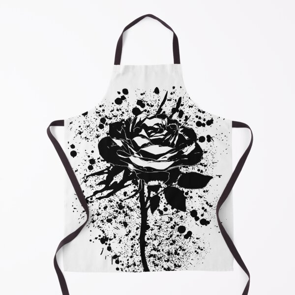 Item preview, Black rose paint splash designed and sold by ChunkyButFunky.