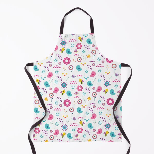Item preview, Colourful Birds Bees Butterflies and Flowers Pattern designed and sold by simpleones.