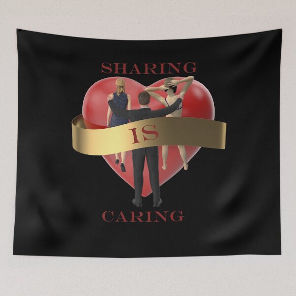 Item preview, Sharing Is Caring designed and sold by DELMEO.