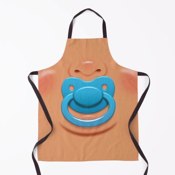 Item preview, Baby face with blue pacifier/dummy - skin 1 designed and sold by WJ Design.