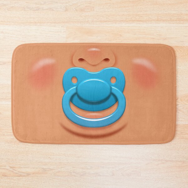 Item preview, Baby face with blue pacifier/dummy - skin 1 designed and sold by WJ Design.