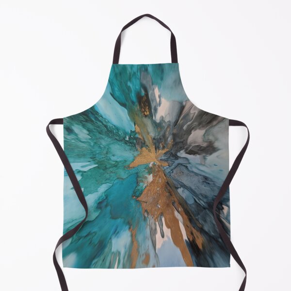 Item preview, Teal and Gold Explosion designed and sold by JillyBeanDesign.