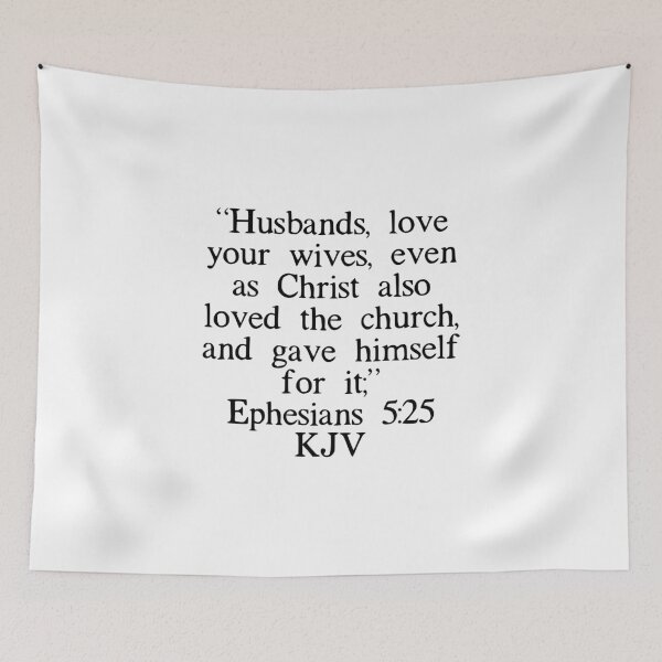 Item preview, Ephesians 5:25 KJV designed and sold by IBMClothing.