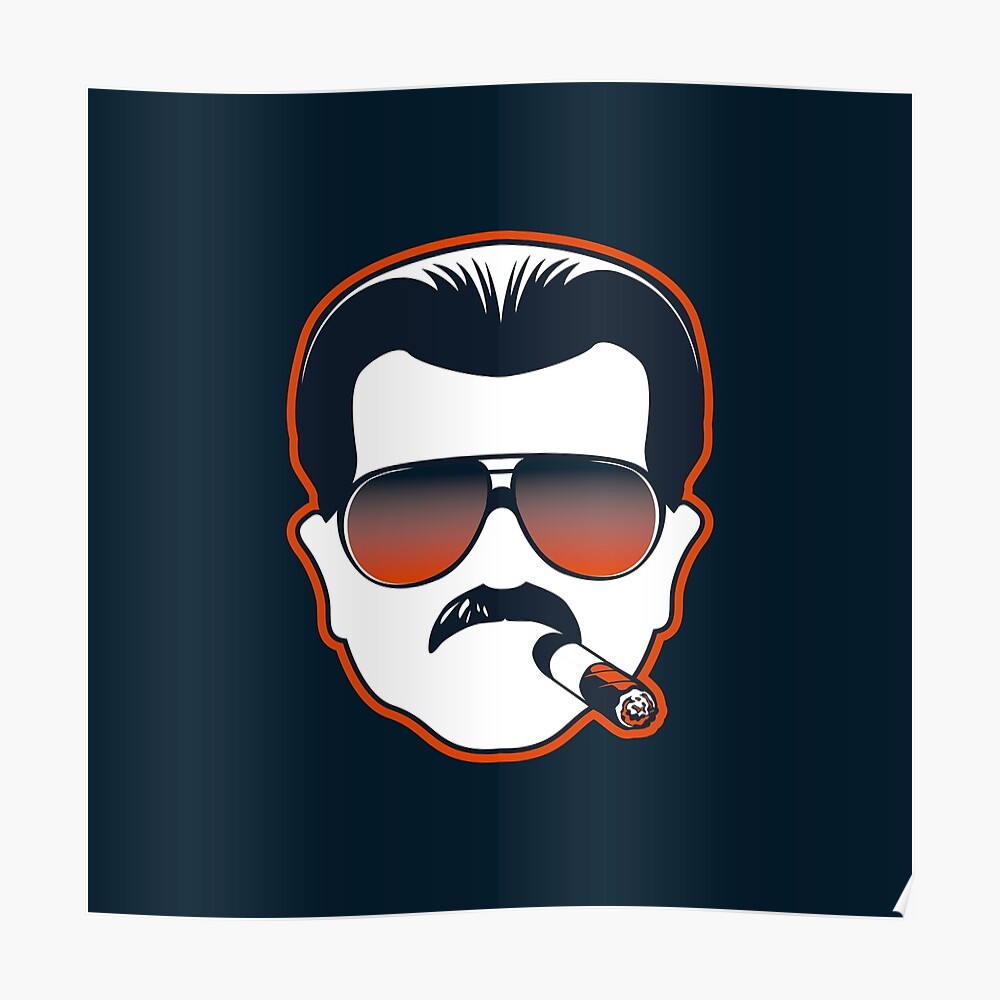 Mike Ditka Chicago Bears Cigar - Chicago Bears - Pin