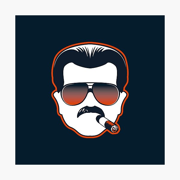 NFL Chicago Bears Mike Ditka Blue Vest | Michael Keller Ditka Vest