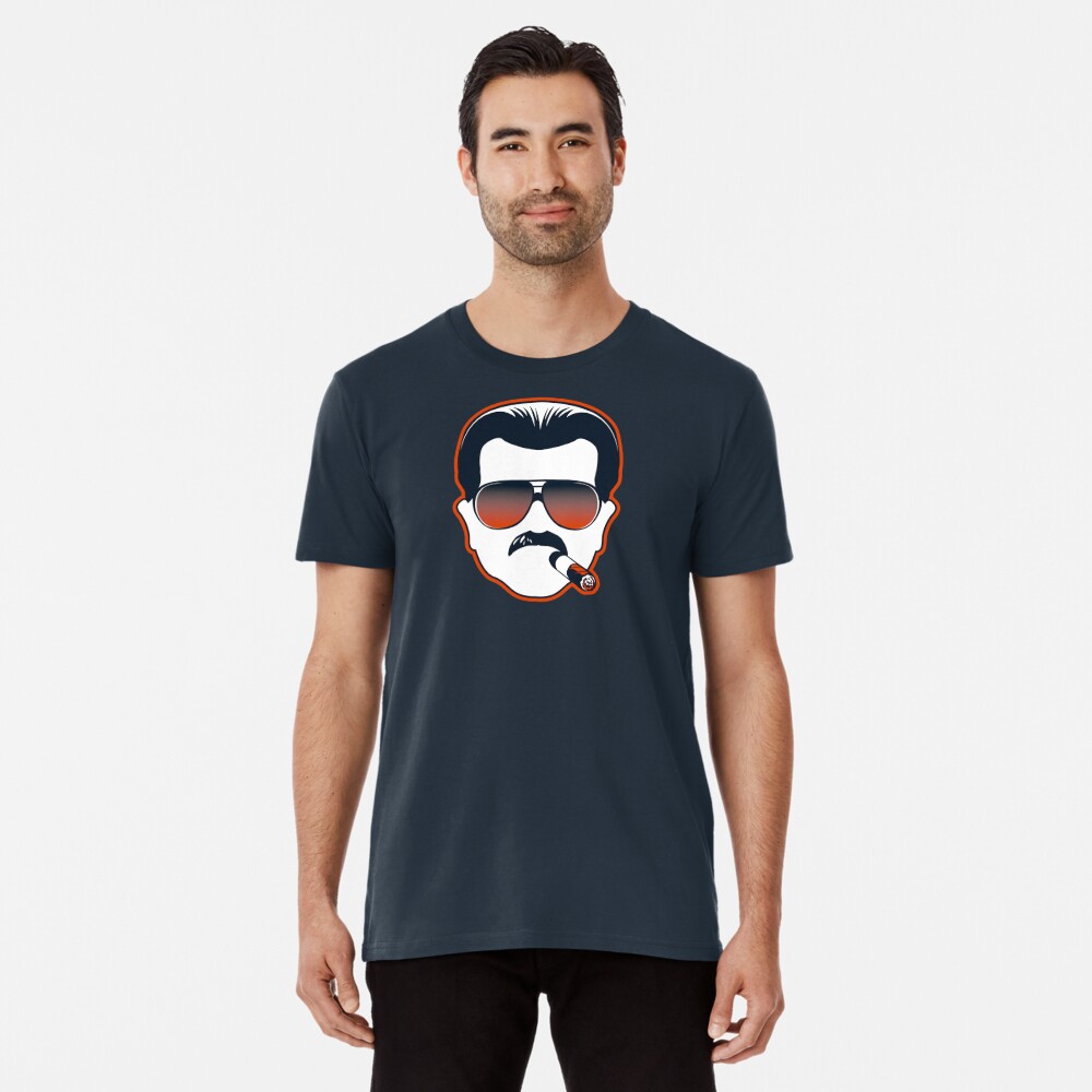 : Men's Chicago Ditka Glasses and Stache Parody T-Shirt Heather  Grey L : Clothing, Shoes & Jewelry