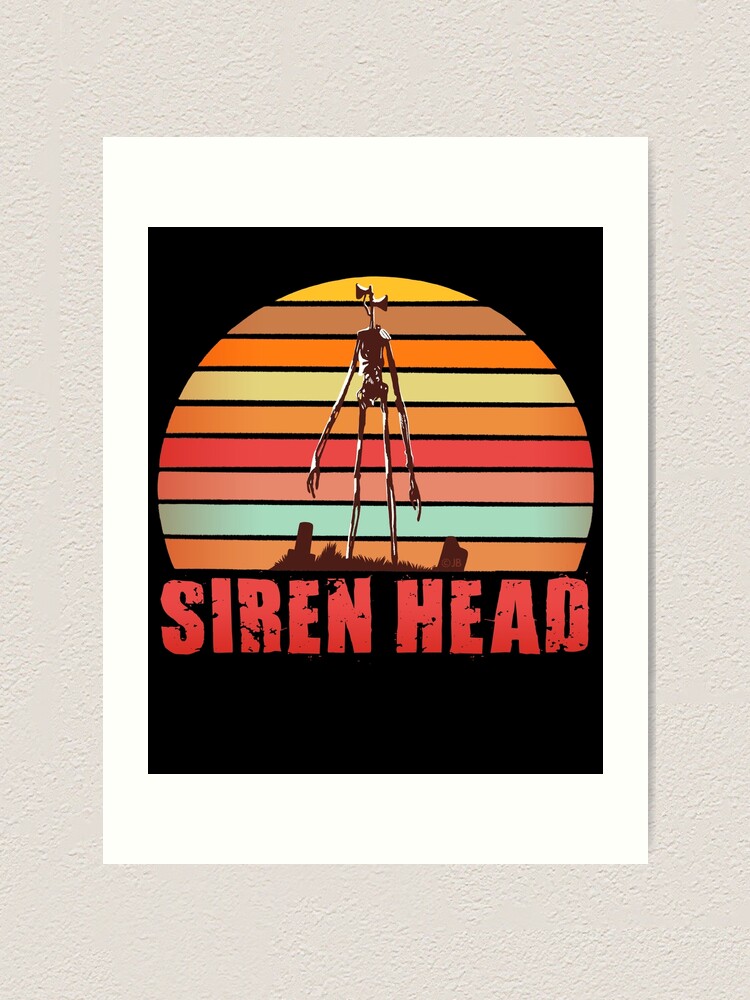 Siren Head Sunset Art Print By Roysrolls Redbubble - roblox siren head hat
