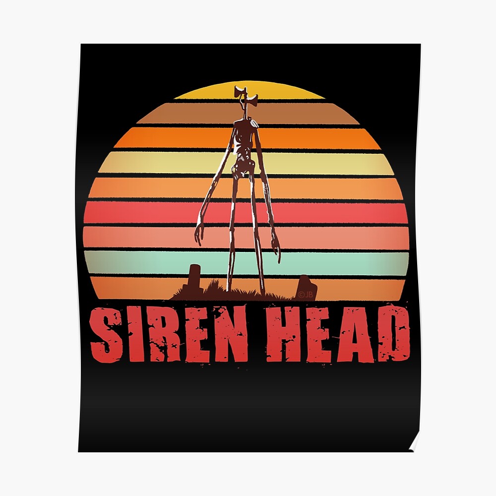 Siren Head Sunset Art Print By Roysrolls Redbubble - roblox bakon siren head skin