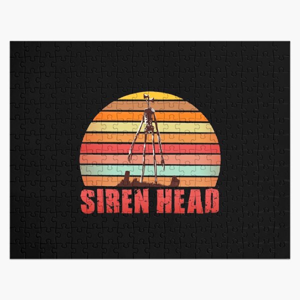 Siren Head Logo Jigsaw Puzzles Redbubble - roblox siren head hat