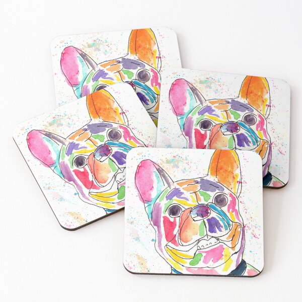 Item preview, Rainbow Frenchie designed and sold by Colzo Art.