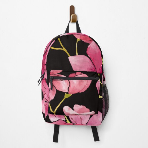 Item preview, Aesthetic Pink Spring Blossom on Black  designed and sold by misskrisnov.