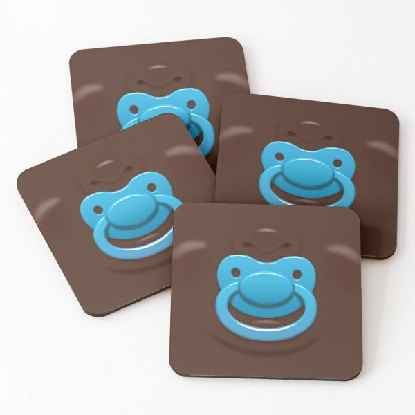 Item preview, Baby face with blue pacifier/dummy - skin 3 designed and sold by WJ Design.