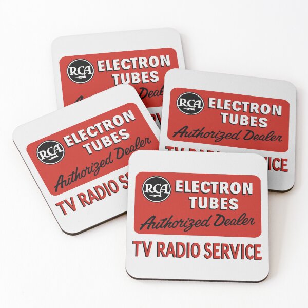 Item preview, ELECTRON TUBES - TV/RADIO SERVICING SIGN designed and sold by ThrowbackAds.