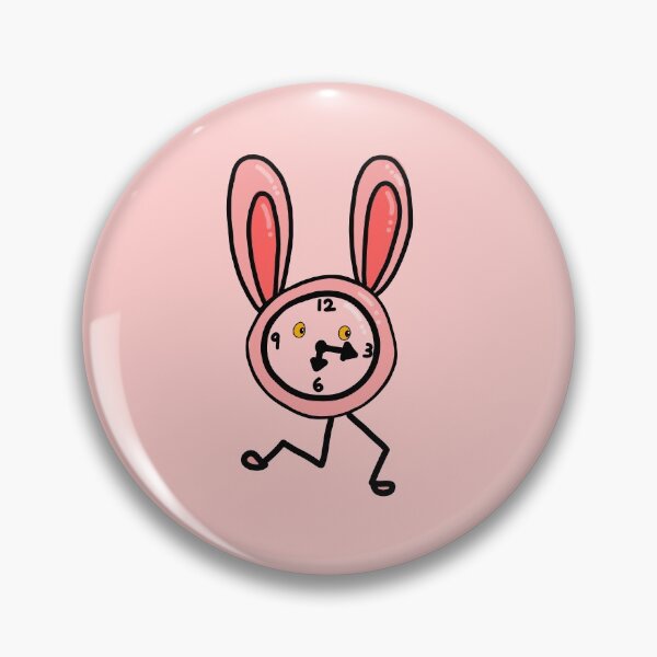 Item preview, Clock running pink showing " time is running"  designed and sold by spooks draws.