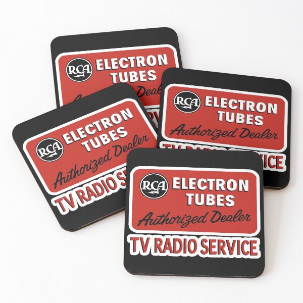 Item preview, ELECTRON TUBES - TV/RADIO SERVICING SIGN designed and sold by ThrowbackAds.