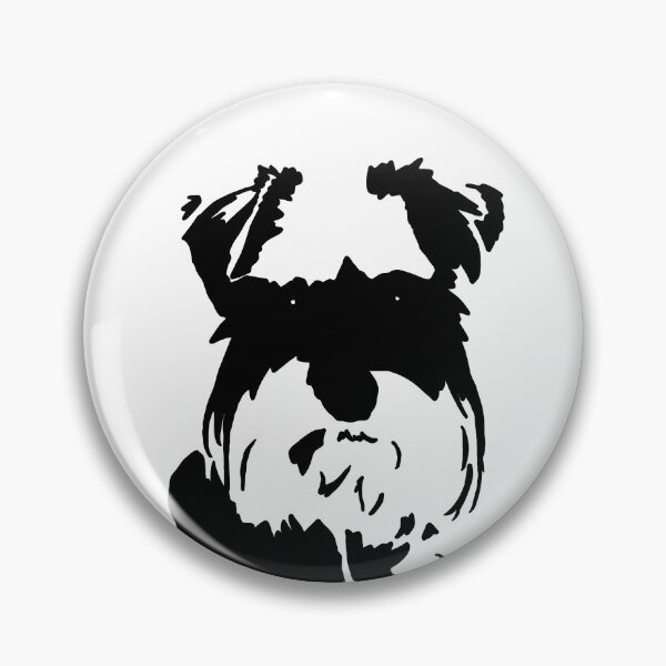 Item preview, Minimalist Miniature Schnauzer designed and sold by Whoofster.