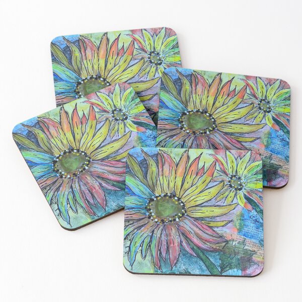 Item preview, Margaritas fracturadas de color designed and sold by Theresa Wheatley.