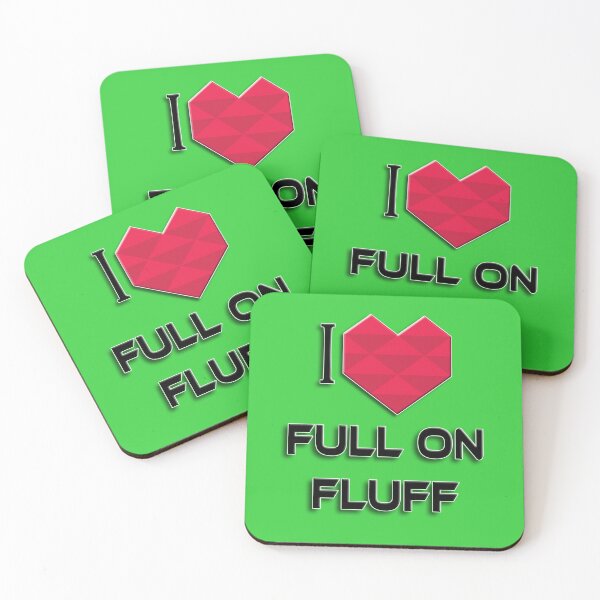 Item preview, I Love Full On Fluff - Red designed and sold by NoMatterLab.