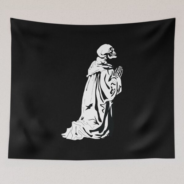 Item preview, Praying Skeleton designed and sold by HippieWizardArt.