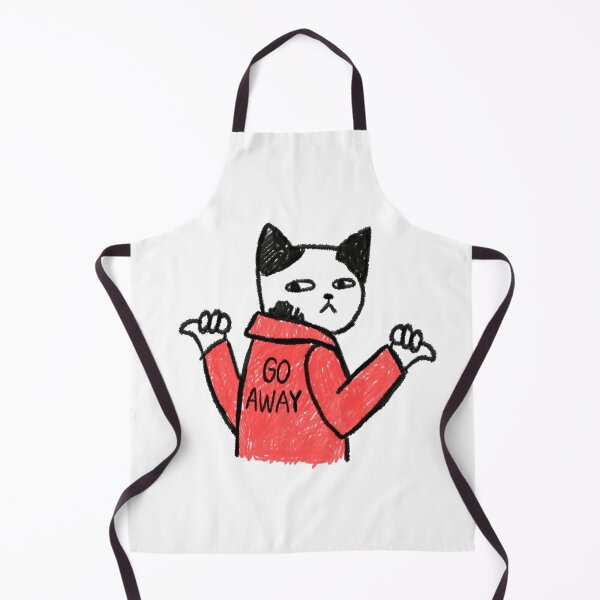 Item preview, pissed cat with a jacket - go away designed and sold by Maggzstyle99.