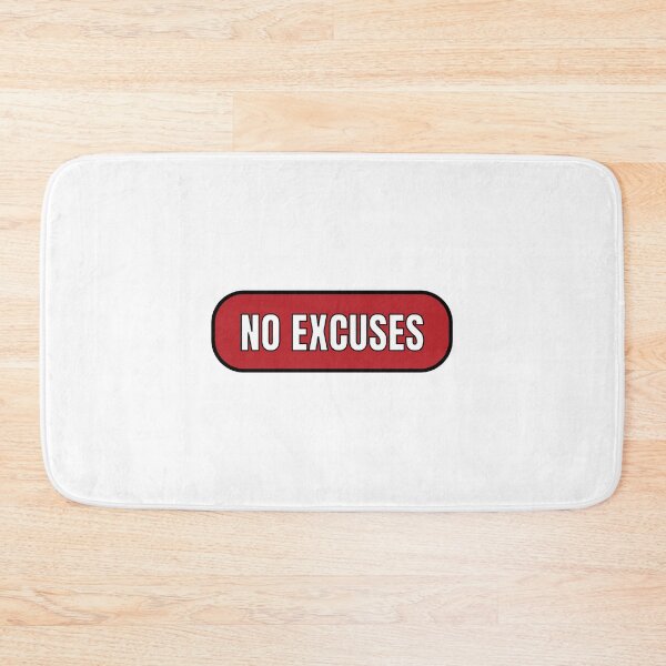 Item preview, No excuses  designed and sold by Inspirationmotivation.