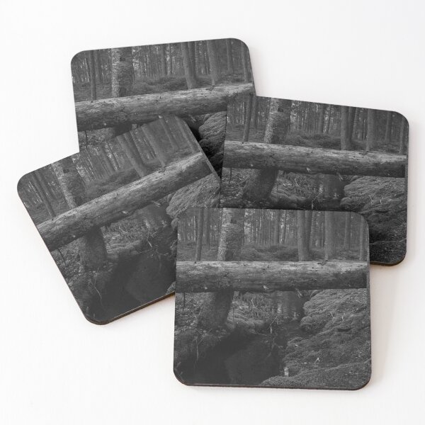 Item preview, Natural bridge in bw. Teijo National Park designed and sold by Jouko Lehto Photography.