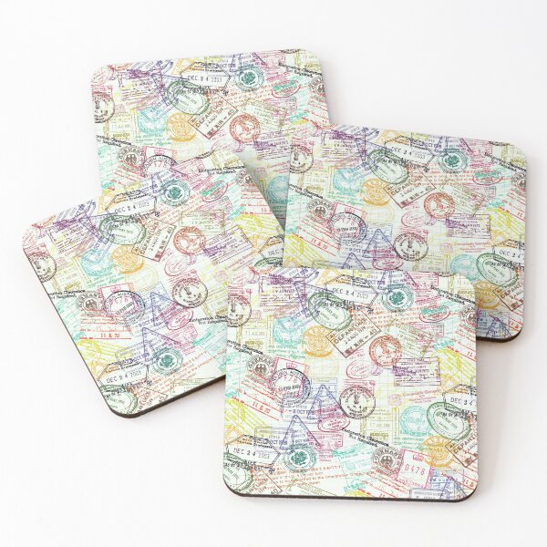 Item preview, Passport Stamps designed and sold by Go Logo Designs.
